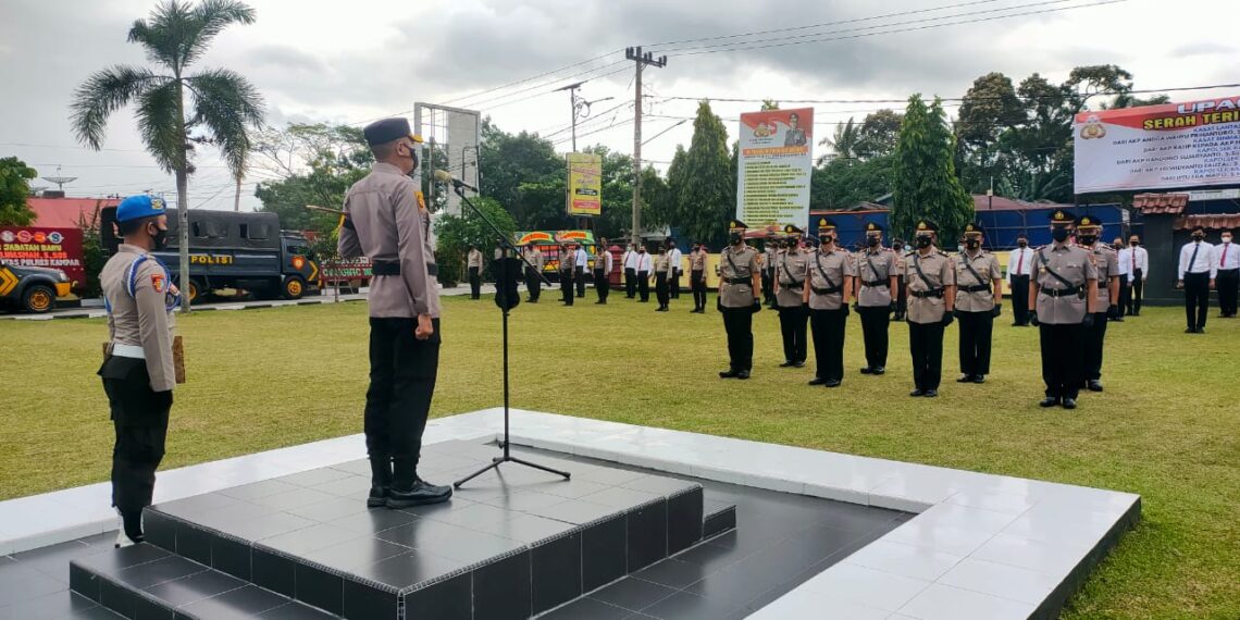 Dua Kasat dan Tiga Kapolsek Polres Kampar Diganti