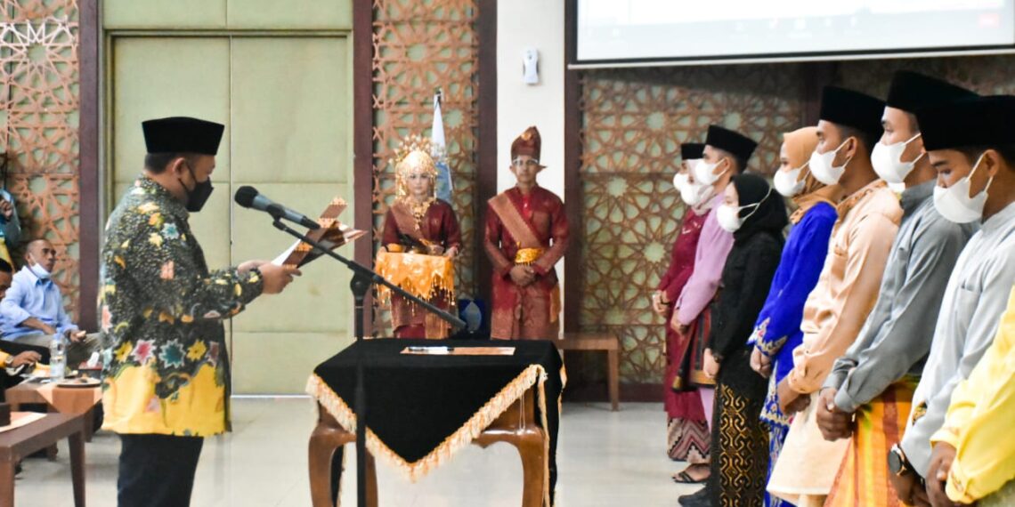 Bupati Kampar Lantik Pengurus IPRY-KK Periode 2021-2022 