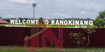 Tulisan "Welcome to Bangkinang" Dikritik