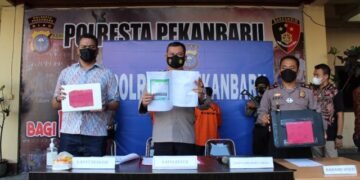 Polsek Bukit Raya Tangkap Dua Orang Pemalsu Hasil Tes Swab