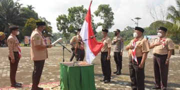 Kakwarcab Kampar Lantik Mabiran, LPK dan Kwarran Tambang