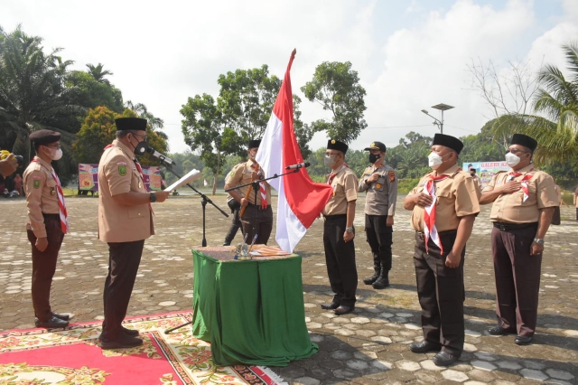 Kakwarcab Kampar Lantik Mabiran, LPK dan Kwarran Tambang