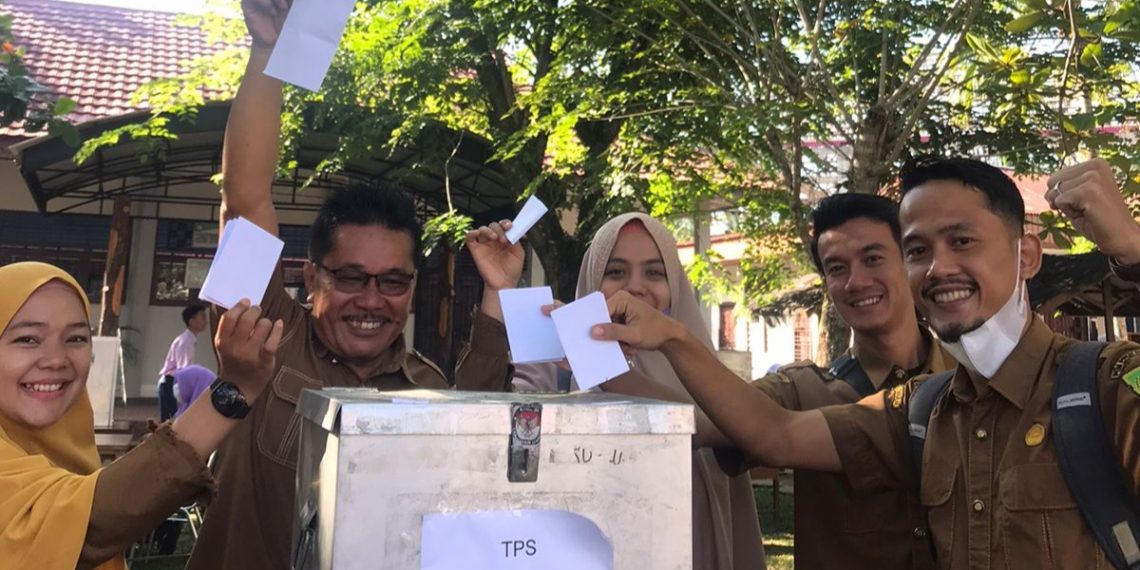 SMAN 1 Bangkinang Kota Pilih Ketua dan Wakil Osis