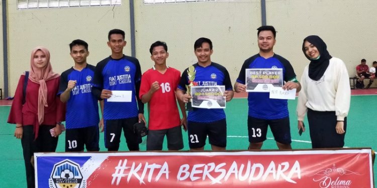 Tim Oldrecht FC dan Dua Recht FC Pemenang Turnamen Futsal Fakultas Hukum Universitas Pahlawan