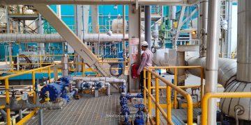 Personel Ditpamobvit Polda Banten Periksa Kawasan PLTU 3 Lontar