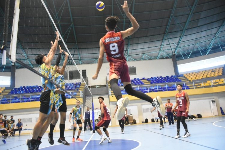 PBVSI Kampar Ungguli Tim Voli Siak