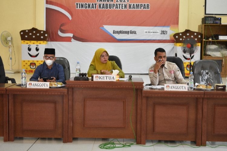 466.044 Data Pemilih Kampar hingga Desember 2021