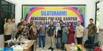 Kunjungan Balasan PWI ke Kejari Kampar