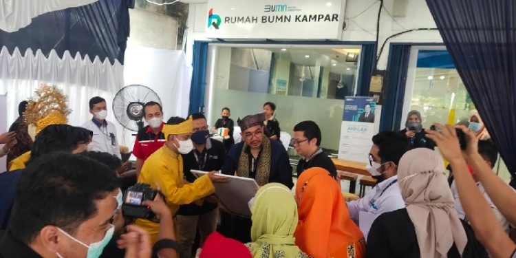 Staf Khusus Menteri BUMN Kunjungi Rumah BUMN di Kampar