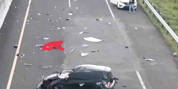 Mahasiswi FK UMP Palembang Laka Tunggal di Tol Palembang-Kayuagung