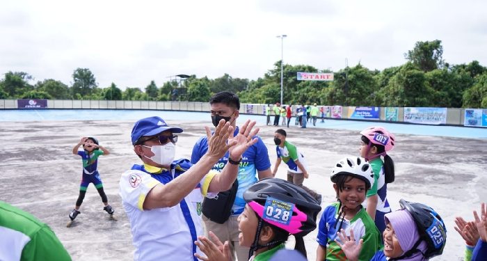 175 Atlet se-Sumatera Ikuti Kejuaraan Sepatu Roda Hangtuah Inline Skate Cup