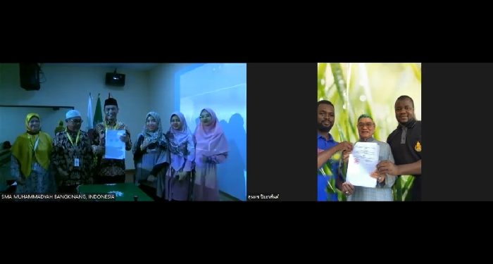 SMA Muhammadiyah Bangkinang jalin kerja sama dengan sekolah di Thailand