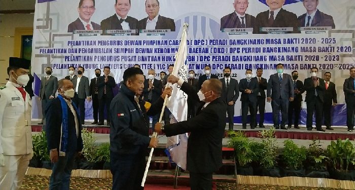 Hakim Ma'arifat Dilantik Jadi Ketua Peradi Bangkinang