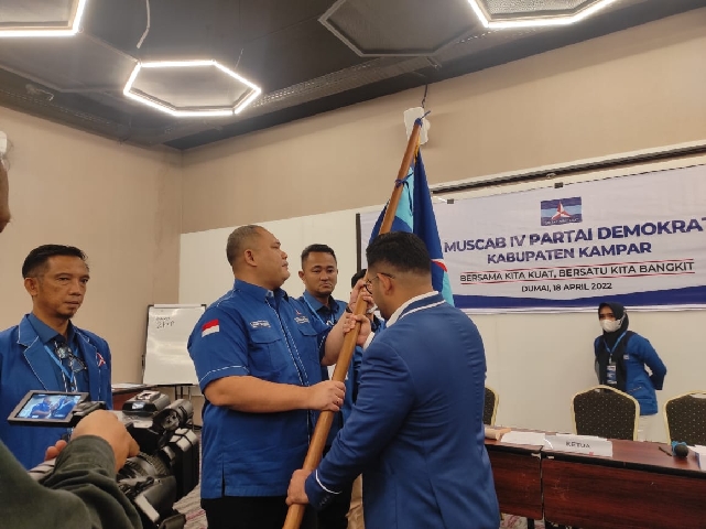 Ardo Dipercaya Kembali Pimpin Demokrat Kampar