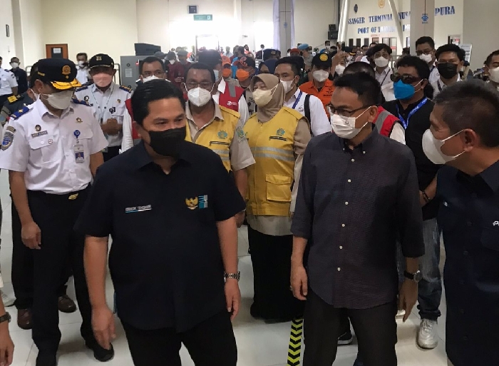 Ombudsman RI dan Menteri BUMN Tinjau Mudik Gratis