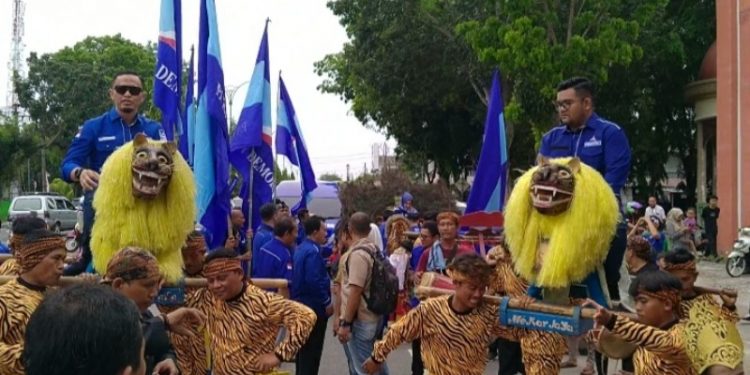 Kader Demokrat Elukan Ardo Bupati Kampar, Agung Nugroho Gubernur dan AHY Presiden