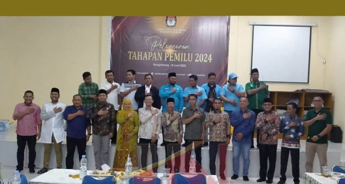 KPU se-Indonesia Gelar Nonton Bareng Peluncuran Tahapan Pemilu 2024
