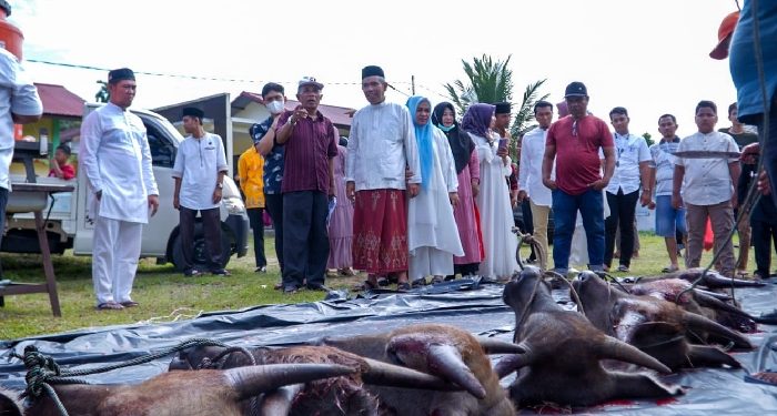 Pj. Bupati Kampar Open House dan Berkurban