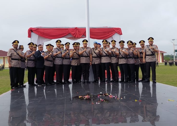 191 Siswa Calon Bintara Polri Ikuti Upacara