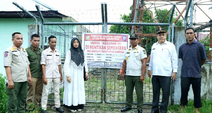 Pemda Kampar Segel Menara Telekomunikasi XL Tidak Bayar Pajak