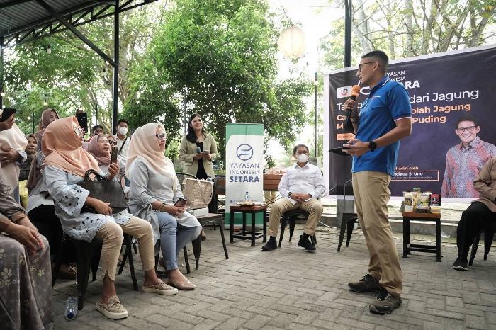 Sandiaga Ajak Masyarakat Gorontalo Maksimalkan Olahan Jagung