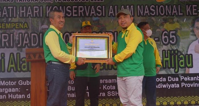 Dua Kali Kota Siak Raih Penghargaan Kota Bersih