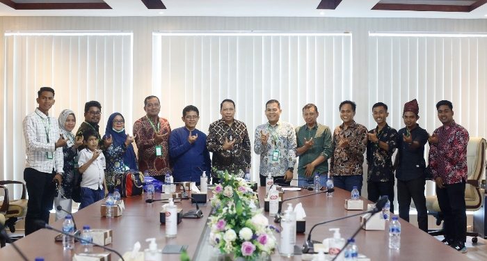 Rektor UMSU Sambut Istimewa PWI Kampar