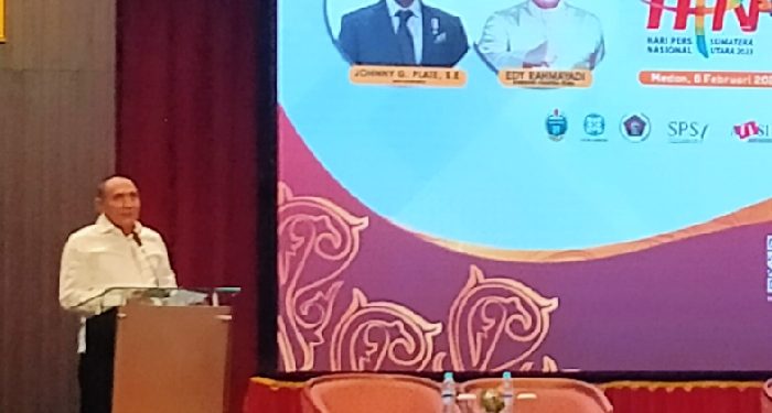 Gubernur Sumut Mengaku Sering Sakit Bercinta Dengan Media