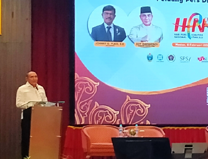 Gubernur Sumut Mengaku Sering Sakit Bercinta Dengan Media