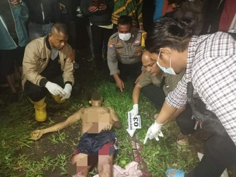 Warga Danau Lancang Kampar Ditemukan Tewas Dalam Kebun Bersimbah Darah
