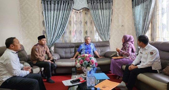 KPU Kampar audiensi dengan Pj. Bupati Sukseskan Kirab Pemilu 2024