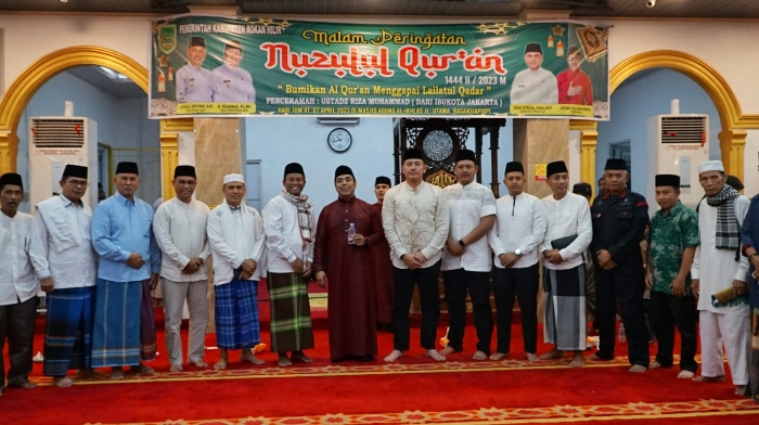 Peringatan Malam Nuzul Qur'an Di Rohil Hadirkan Ustad Riza Muhammad Dari Jakarta