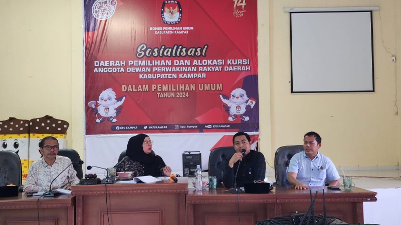 Mulai Hari Ini, KPU Buka Pendaftaran Bacalon DPRD Kampar