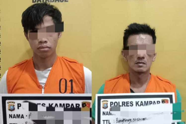 Maling Kursi KUA Bangkinang Kota, Dua Pelaku Diringkus Polres Kampar