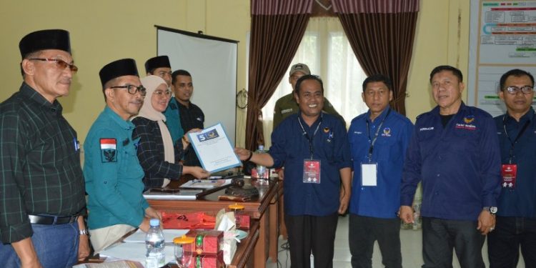Nasdem Partai Kedua Daftar Bacaleg di KPU Kampar