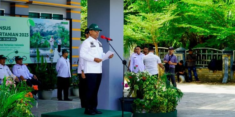 Sekda Rohil Pimpin Apel Siaga Sensus Pertanian Tahun 2023