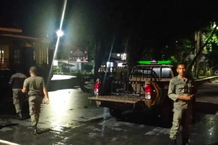 Sat Pol PP Amankan Pasangan Muda-mudi Di Sekitar Stadion Tuaku Tambusai Bangkinang Kota