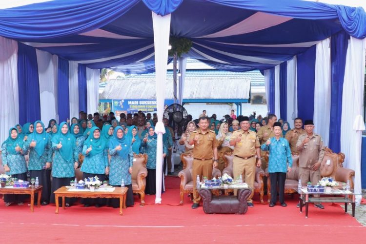 Lima Kampung Wakili Kabupaten Siak Ikuti Lomba HKG PKK Provinsi Riau ke-51
