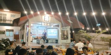 Balon Anggota DPRD Kampar Nobar Pidato Politik Ketum Partai Demokrat AHY