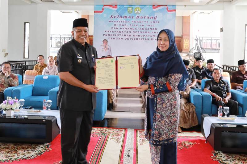 Ratusan Kampung dan Kelurahan Di Siak Akan Di Huni Mahasiswa Universitas Riau