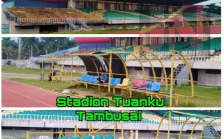Stadion Tuanku Tambusai Tidak Terawat
