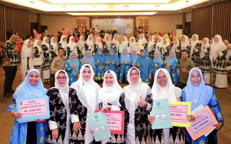 TP PKK Siak Borong Juara pada HKG ke-51 Provinsi Riau