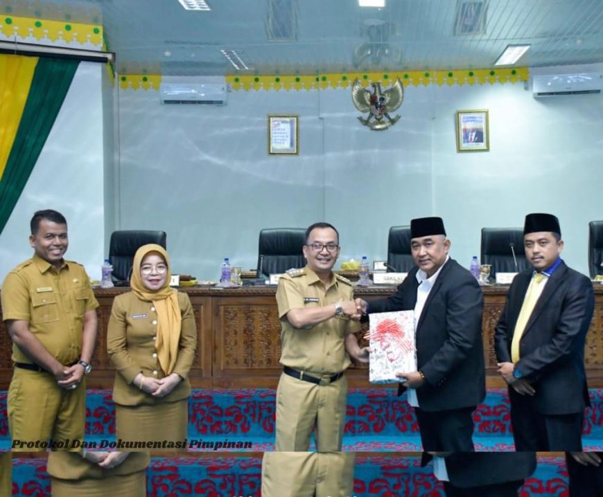 DPRD Terima Penyampaian Rancangan KUA PPAS APBD-P 2023 dan Tujuh Ranperda