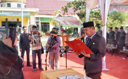 Sebanyak Tujuh Pjs. Penghulu, Satu Kepala Puskesmas dan Kepala Bagian Keuangan Kecamatan Balai Jaya