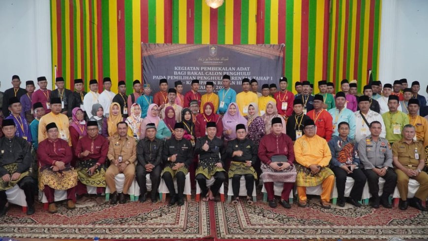 Hadapi Pilpeng Serentak, LAMR Rohil Gelar Pembekalan Adat