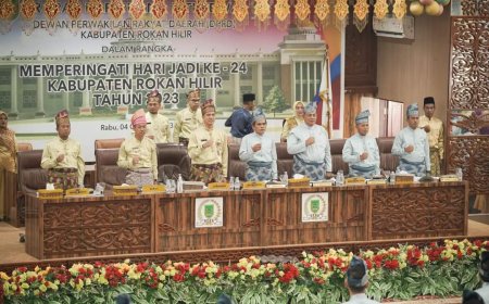 Sintong : Jadikan Hari Jadi Rohil ke-24 Sebagai Motivasi dan Orientasi Dalam Membangun