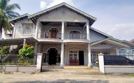 Rumah 10 Kamar Di Kampar Kiri Dijual