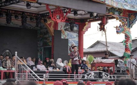 Jembatan dan Kelenteng di Sinaboi Diresmikan 