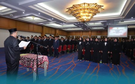 246 Pejabat Fungsional Rokan Hulu Diambil Sumpah Jabatan