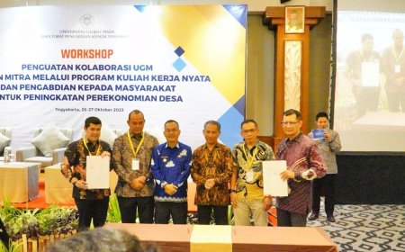 Pj. Bupati Kampar Tandatangani MoU dengan UGM Yogyakarta